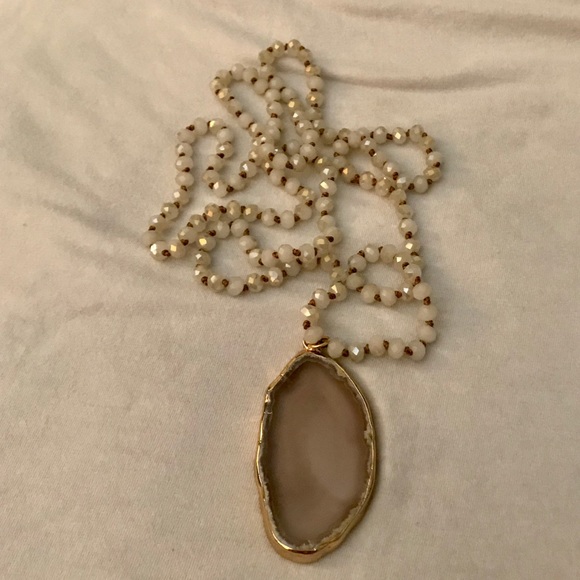 Jewelry - Long Pendant (crystal) Necklace